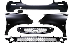 set-smart-fortwo-453-front-bumper-cover-for-tow-hook-front-grille-bumper-grille-wing-panel-front-left-right-09-14